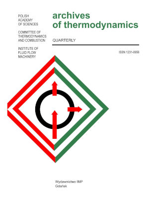 Okładka czasopisma Vibrations in Archives of Thermodynamics